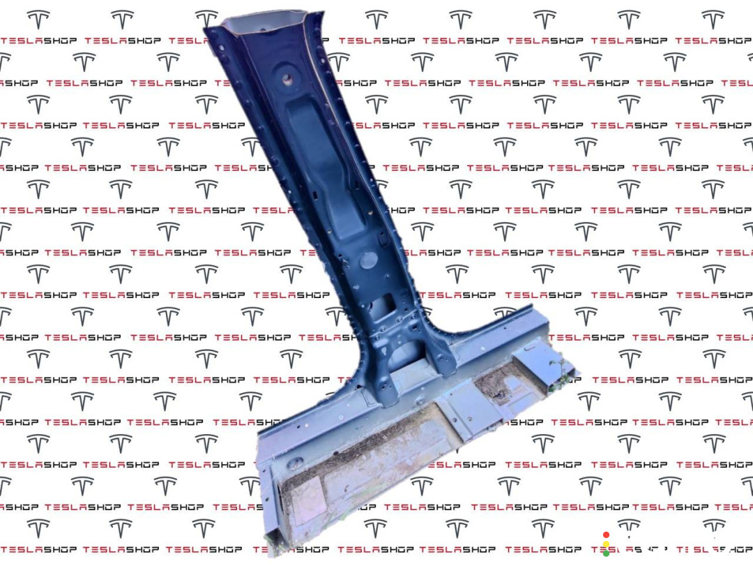 1694056-S0-B, 1693848-S0-B стойка кузова центральная левая Tesla Model S 2014г. - фото №2