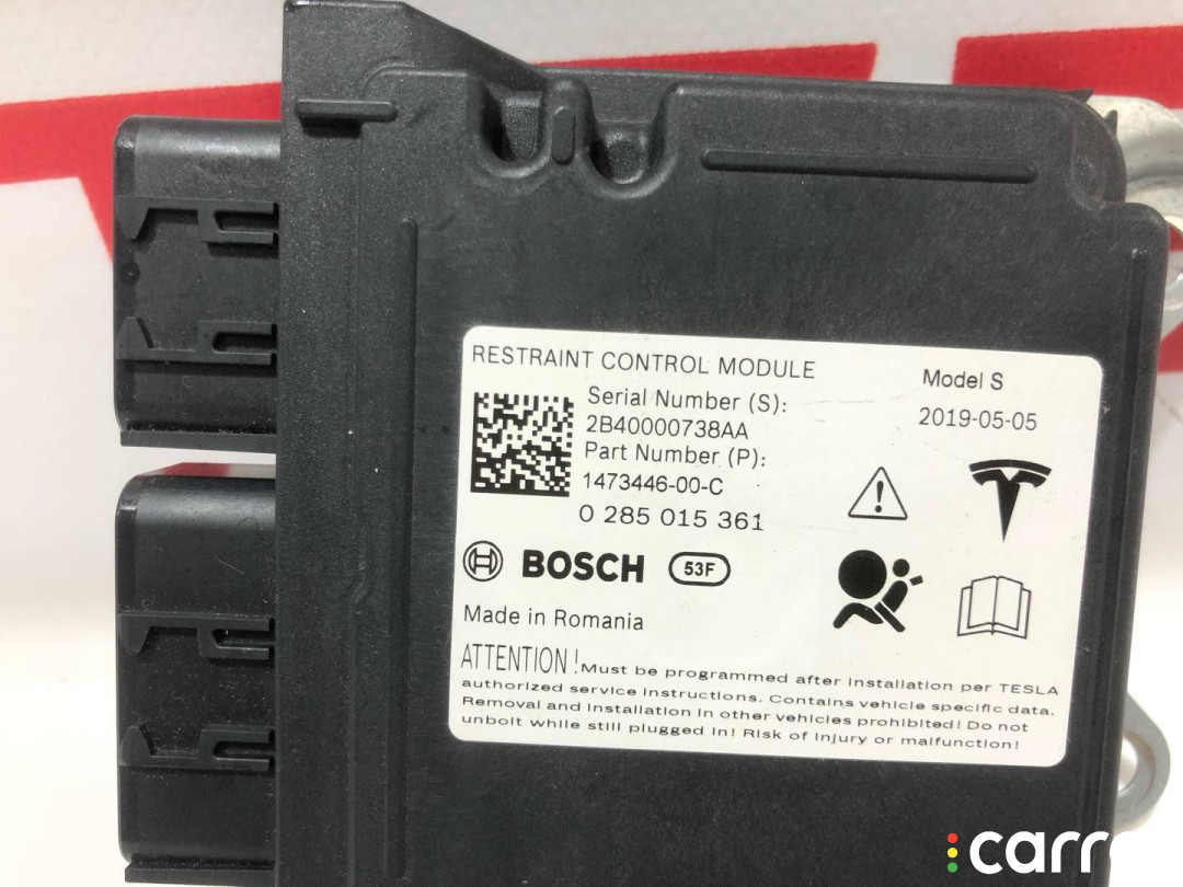 1473446-00-S Блок AirBag Tesla Model S 2019г. - фото №4