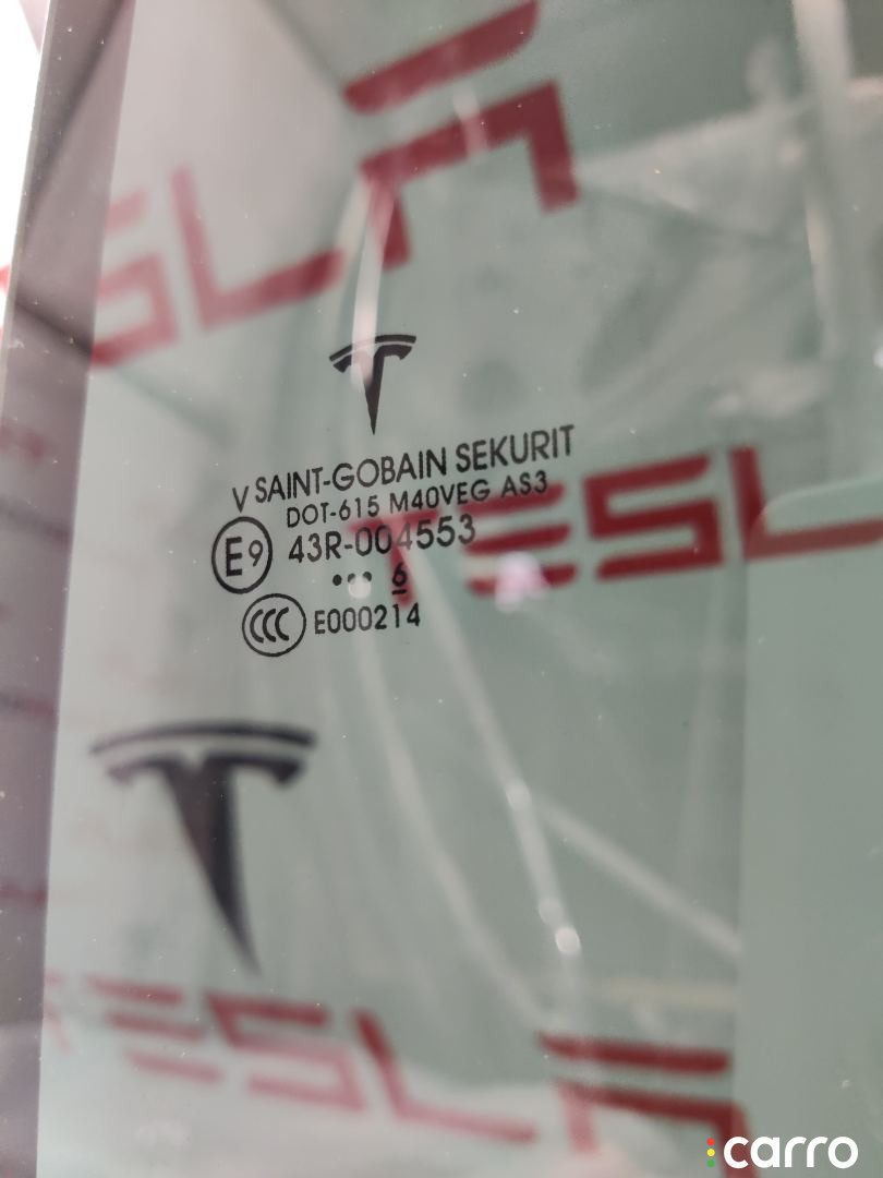 1052717-00-D стекло двери задней левой Tesla Model X 2016г. - фото №2