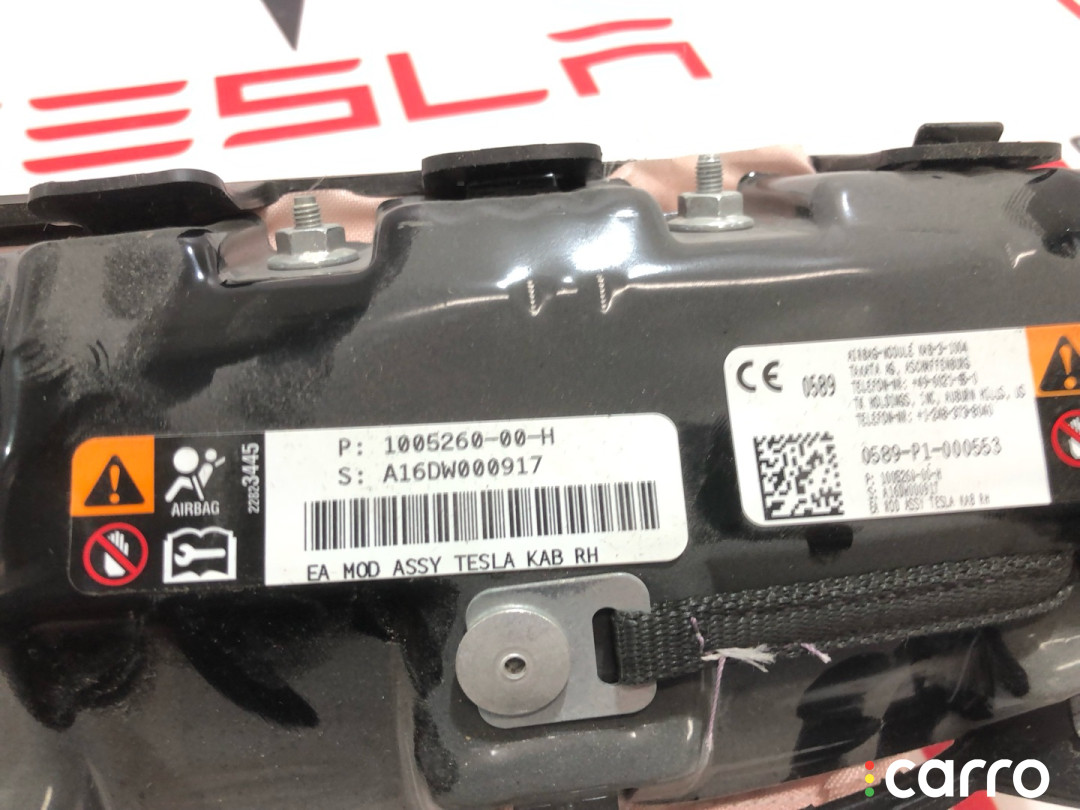 1005260-00-H Подушка безопасности пассажира Tesla Model X 2016г. - фото №4