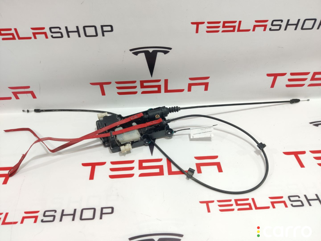 1057991-00-D, 1034097-00-B, 1034098-00-B, 9203-43 Электропривод замка капота Tesla Model X 2016г. - фото №1