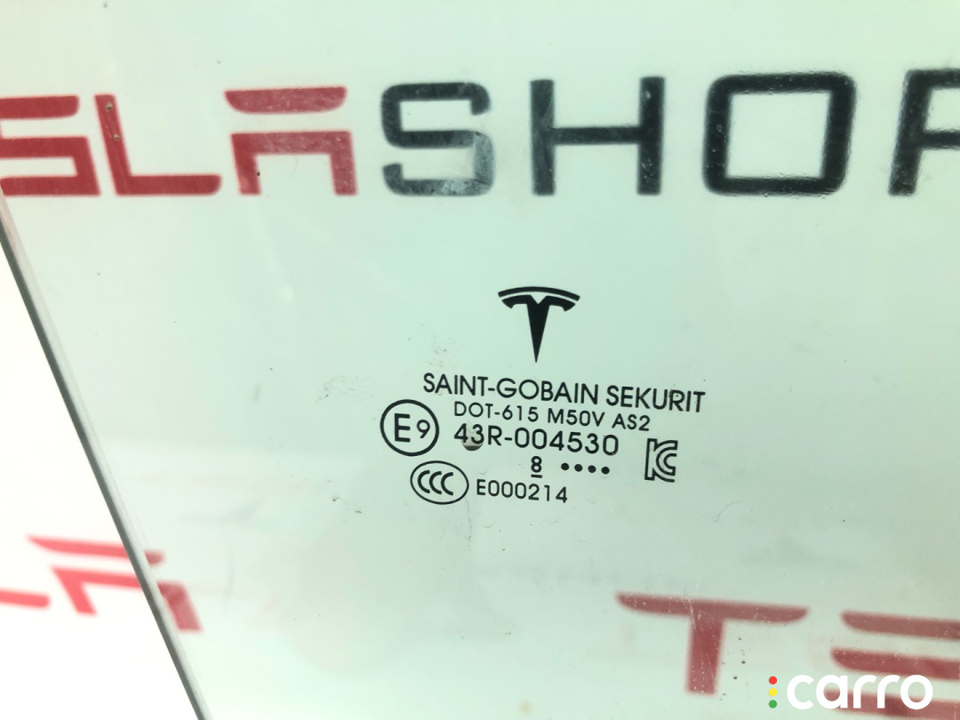 102882300J стекло двери передней правой Tesla Model X 2019г. - фото №4