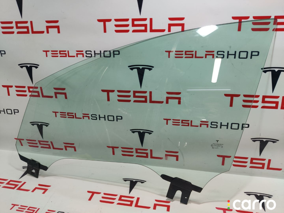 102882200J стекло двери передней левой Tesla Model X 2019г. - фото №1