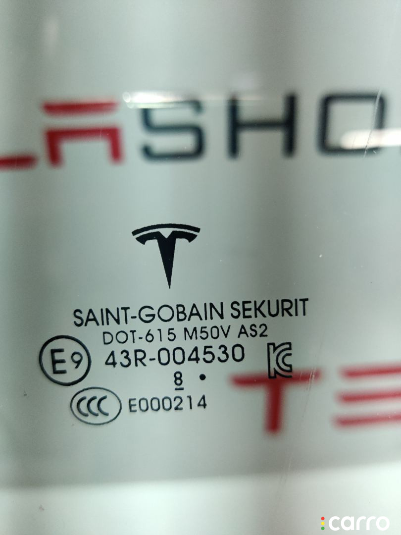 102882200J стекло двери передней левой Tesla Model X 2019г. - фото №2