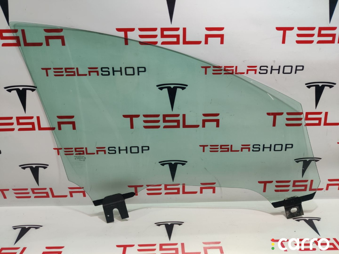102882200J стекло двери передней левой Tesla Model X 2019г. - фото №3