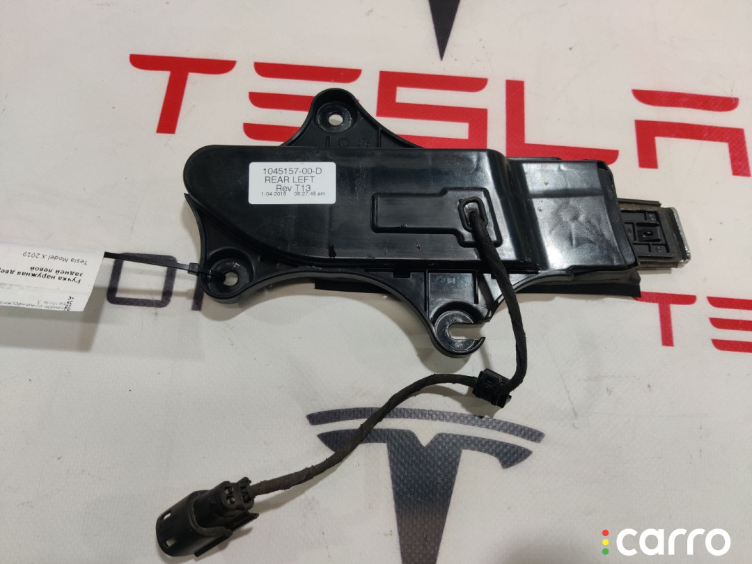 1045157-00-D ручка наружная двери задней левой Tesla Model X 2019г. - фото №2