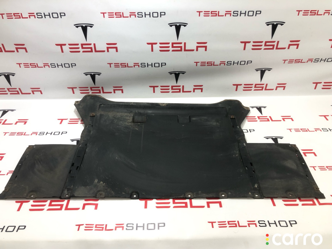 1008513-00-D, 6008191-00-D Защита днища задняя Tesla Model S 2013г. - фото №1