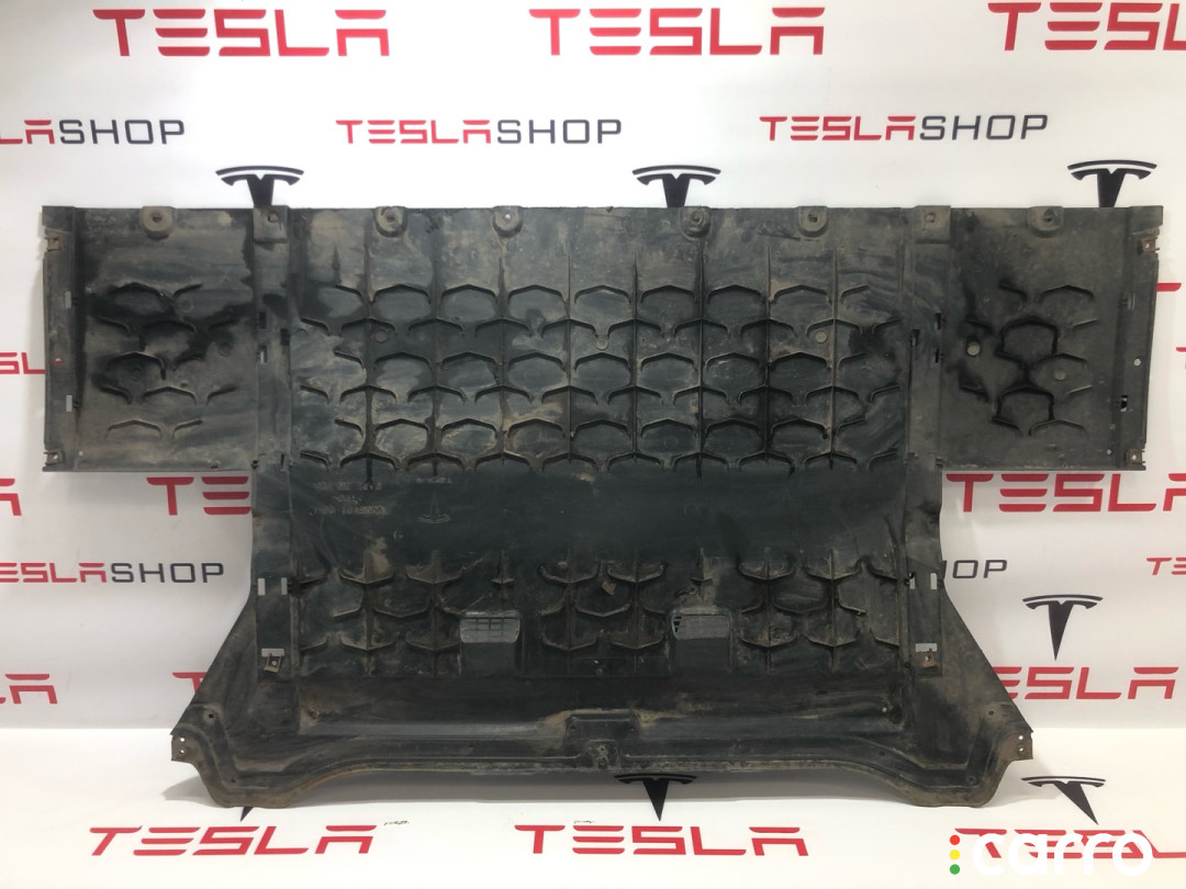 1008513-00-D, 6008191-00-D Защита днища задняя Tesla Model S 2013г. - фото №4