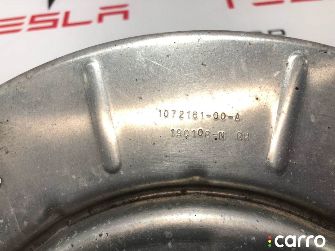 1072161-00-A Кожух тормозного диска Tesla Model X 2019г. - фото №3