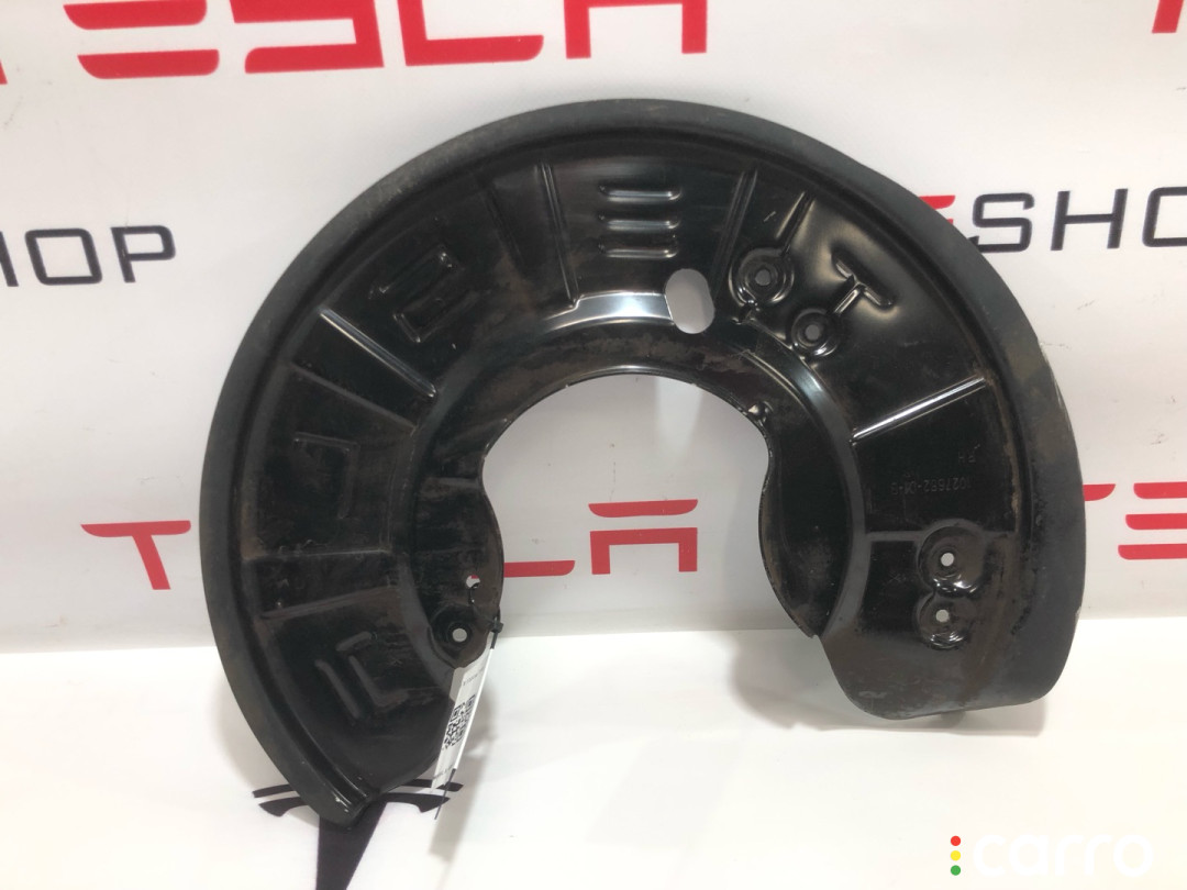 1027662-01-B Кожух тормозного диска Tesla Model X 2019г. - фото №3