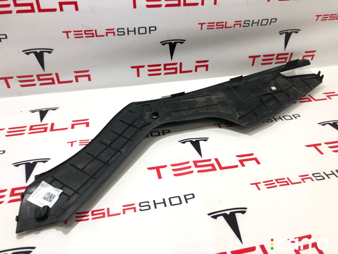 1006327-00-E, 1019073-00-A подкапотный пластик левый Tesla Model S 2013г. - фото №1