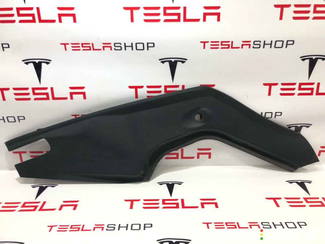 1006327-00-E, 1019073-00-A подкапотный пластик левый Tesla Model S 2013г. - фото №3