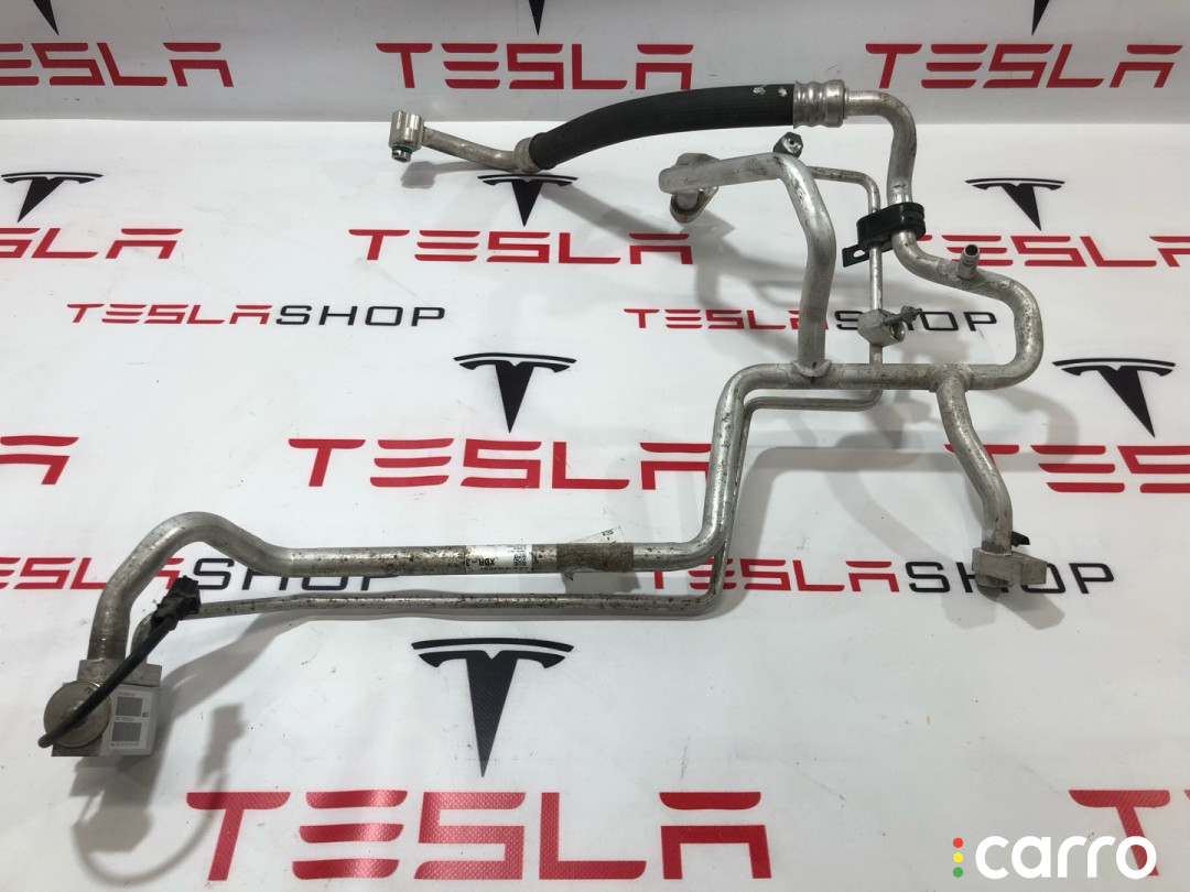 1032222-00-F, 6008481-00-B Трубка кондиционера Tesla Model X 2019г. - фото №3