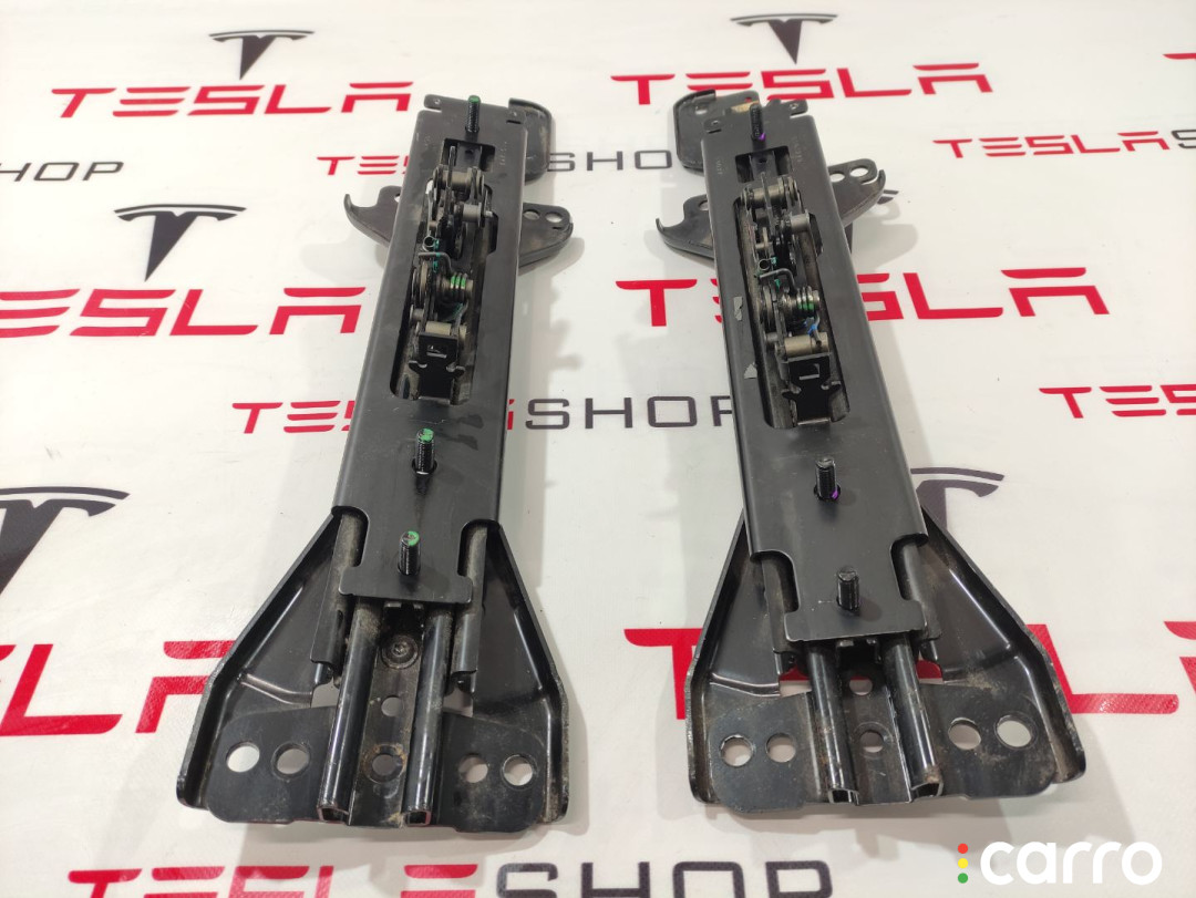1077110-00-A, 1077107-00-A, 1101282-00-E, 1101283-00-E салазки сиденья Tesla Model X 2019г. - фото №1