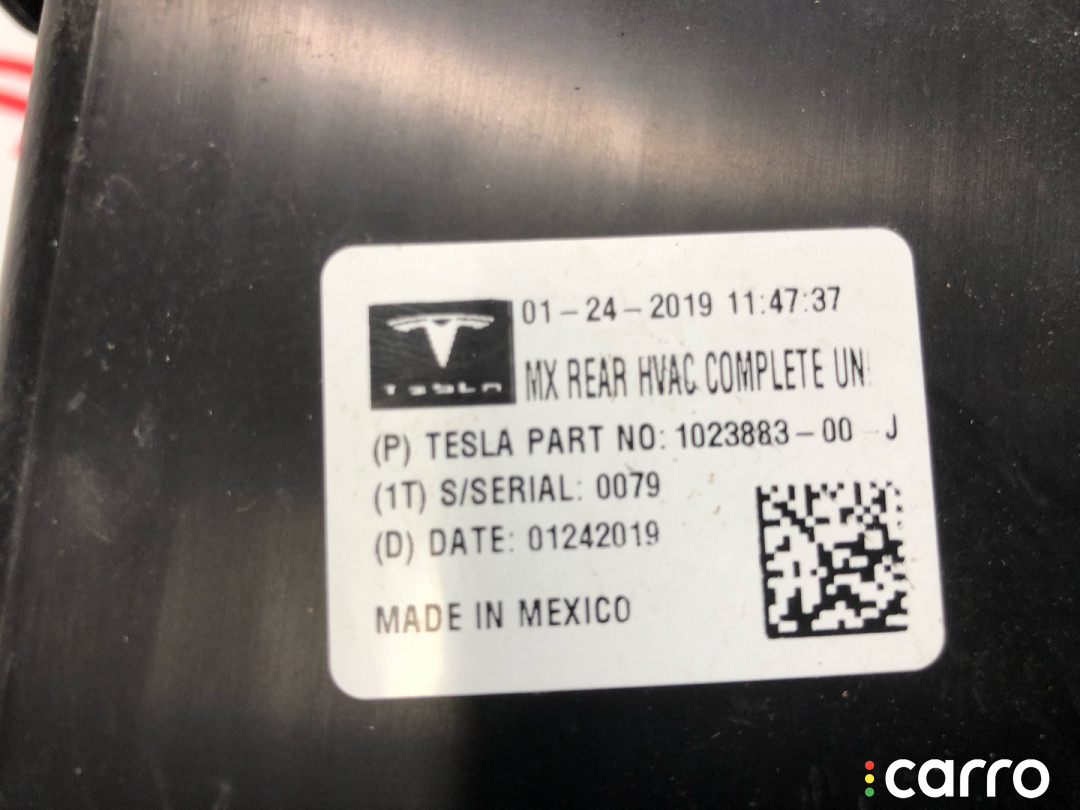 1035327-00-E, 102388300J, 1023883-00-I Печка задняя правая Tesla Model X 2019г. - фото №5