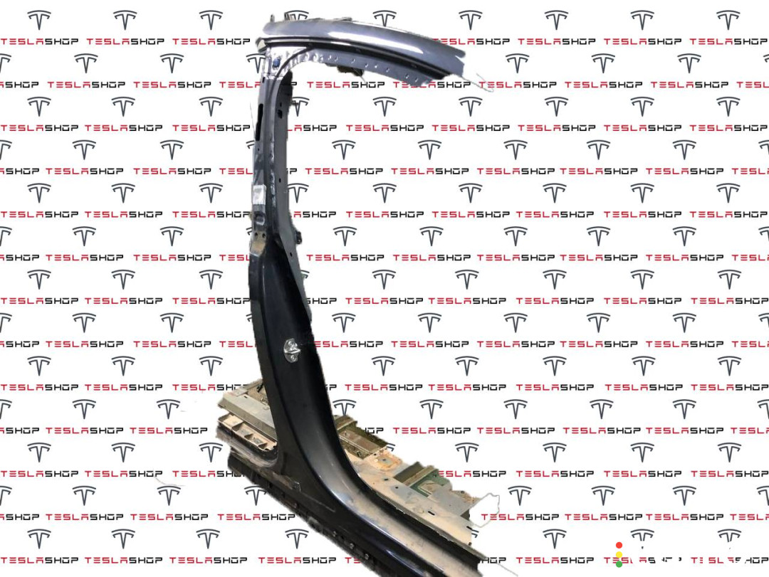 1069458-S0-C стойка кузова центральная правая Tesla Model X 2019г. - фото №1