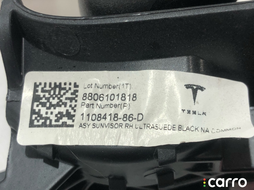 1108418-86-D Козырек солнцезащитный правый Tesla Model X 2019г. - фото №3