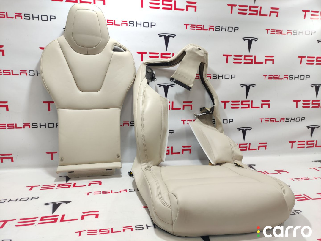 1068123-00-D, P9028850 обшивка сидения Tesla Model X 2017г. - фото №2