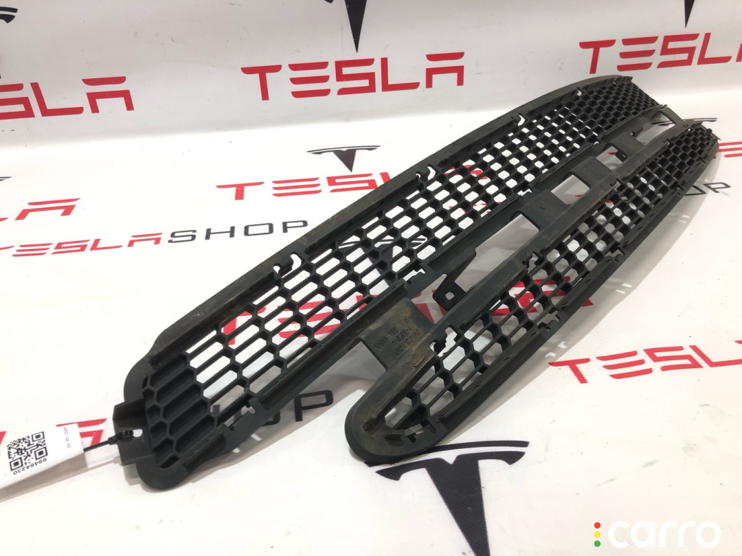 6008159 Заглушка (решетка) в бампер нижняя Tesla Model S 2013г. - фото №2