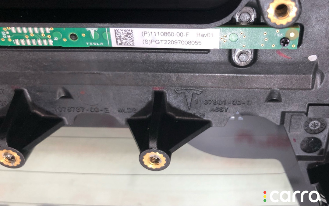 1466270-00-C, 1110860-00-F, 1126265-00-F Стекло лобовое Tesla Model 3 - фото №4