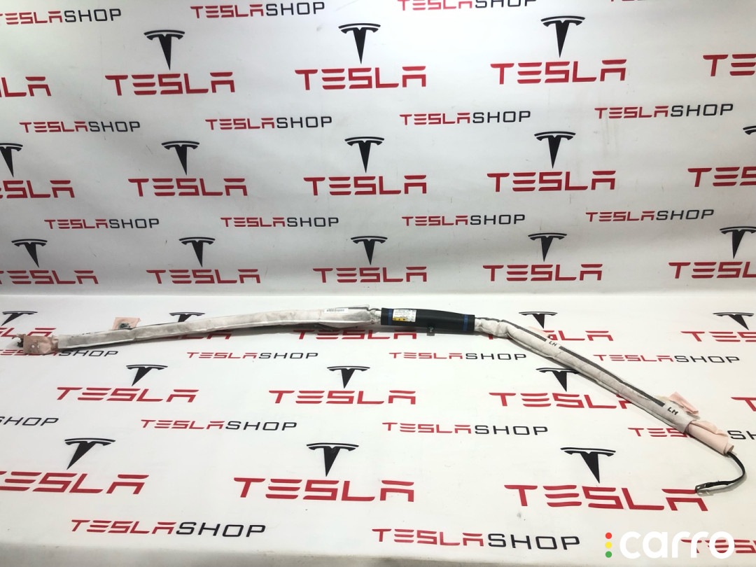 1005261-00-D Подушка безопасности боковая (шторка) левая Tesla Model S 2013г. - фото №1