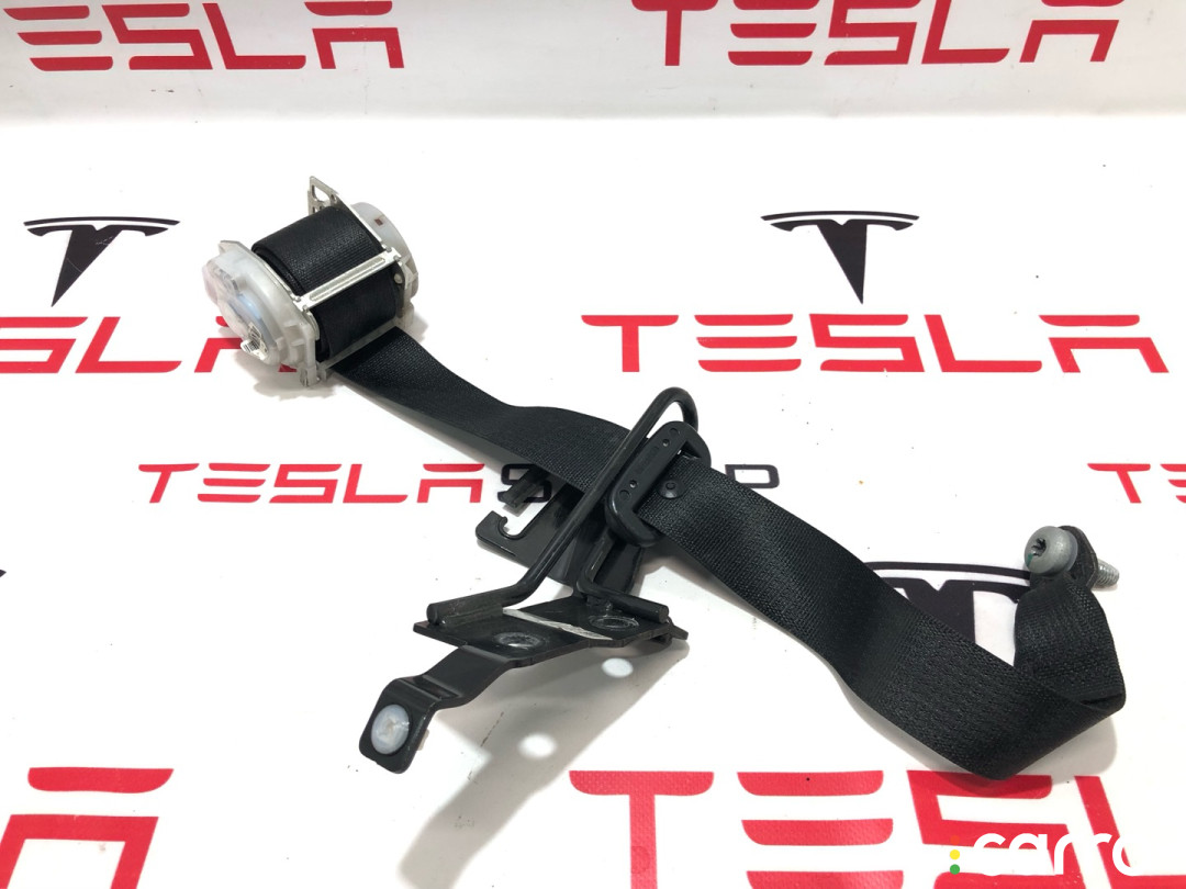 1023136-00-C, 1022115-00-B, 1005268-00-C Ремень безопасности задний нижний Tesla Model S 2013г. - фото №2
