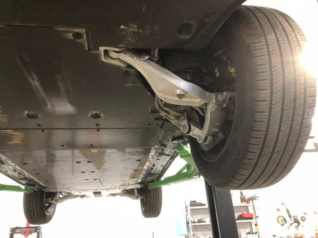 PT00000392 Защита днища задняя Rivian R1T 2022г. - фото №6