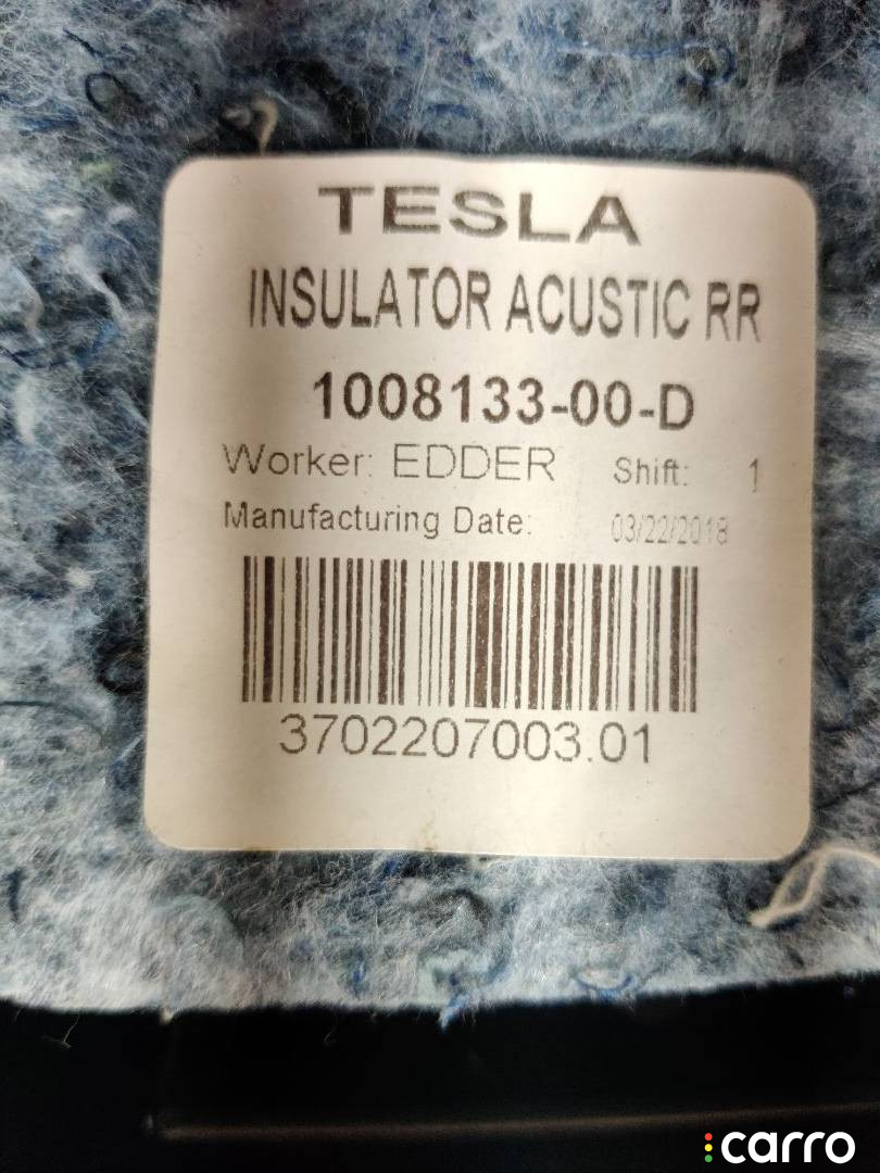 1008432-00-E, 1008133-00-D, 1008114-00-C обшивка двери задней правой Tesla Model S 2018г. - фото №4