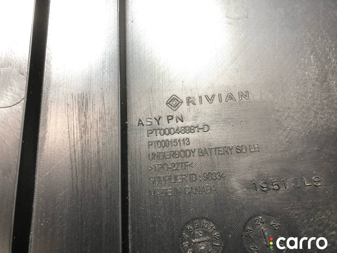 90334, PT00015113, PT00046991-D защита днища Rivian R1T 2022г. - фото №3