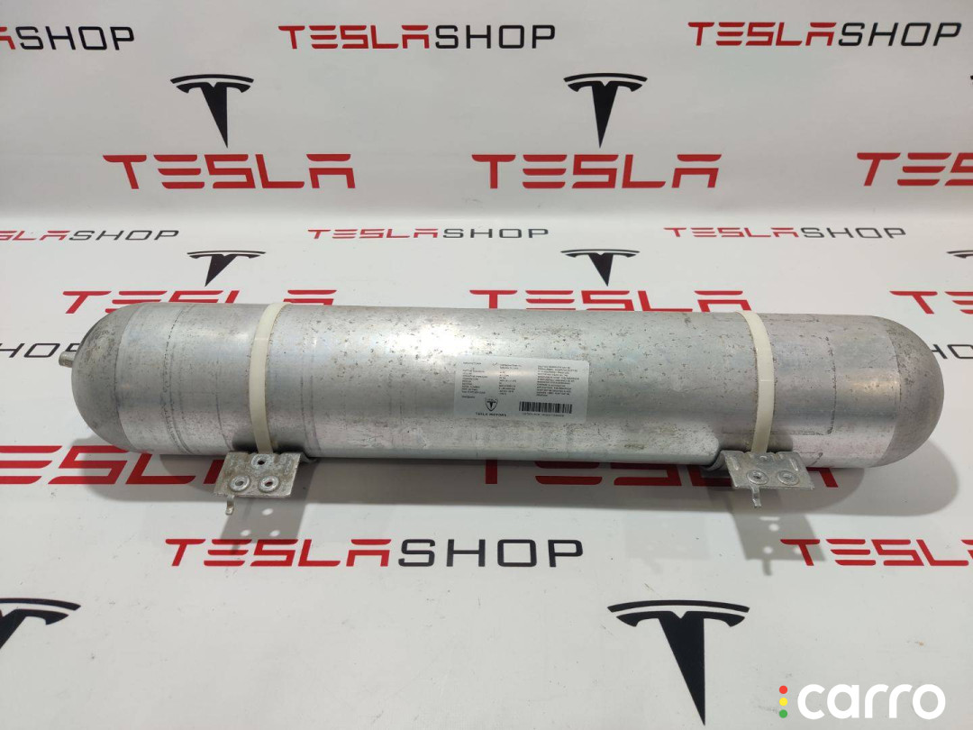 1027921-00-B, 1474379-00-A ресивер пневмоподвески Tesla Model X 2018г. - фото №2