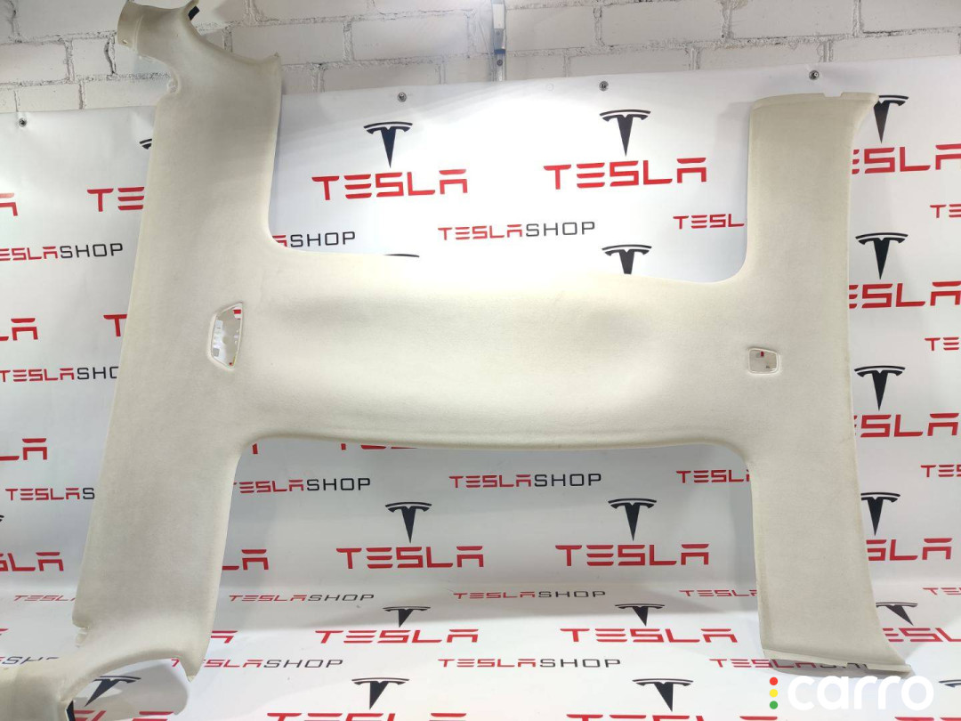 1032437-00-F, 1053921-06-K Обшивка потолка Tesla Model X 2018г. - фото №1