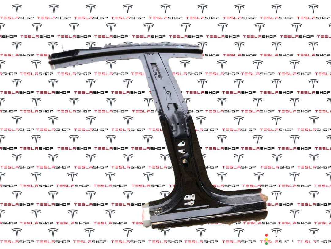 1080020-S0-B стойка кузова центральная правая Tesla Model 3 2020г. - фото №2