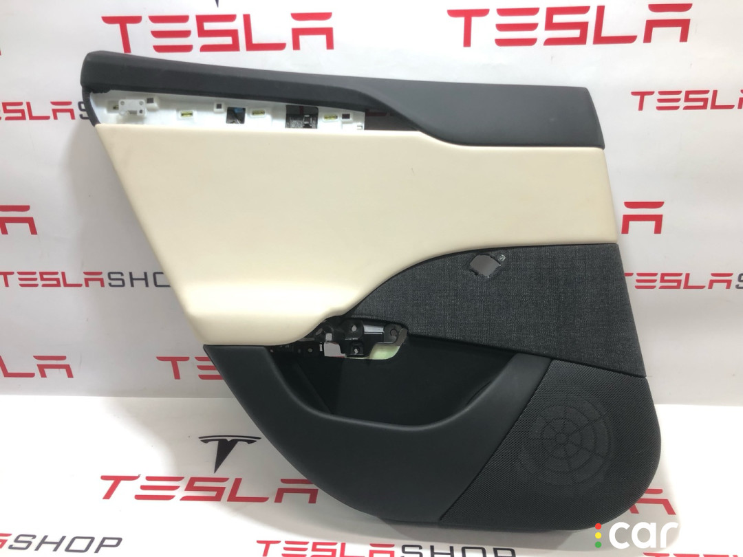1633772-03-G, 1613837-00-C, 1614323-00-B обшивка двери задней левой Tesla Model S 2-й рест 2021г. - фото №1