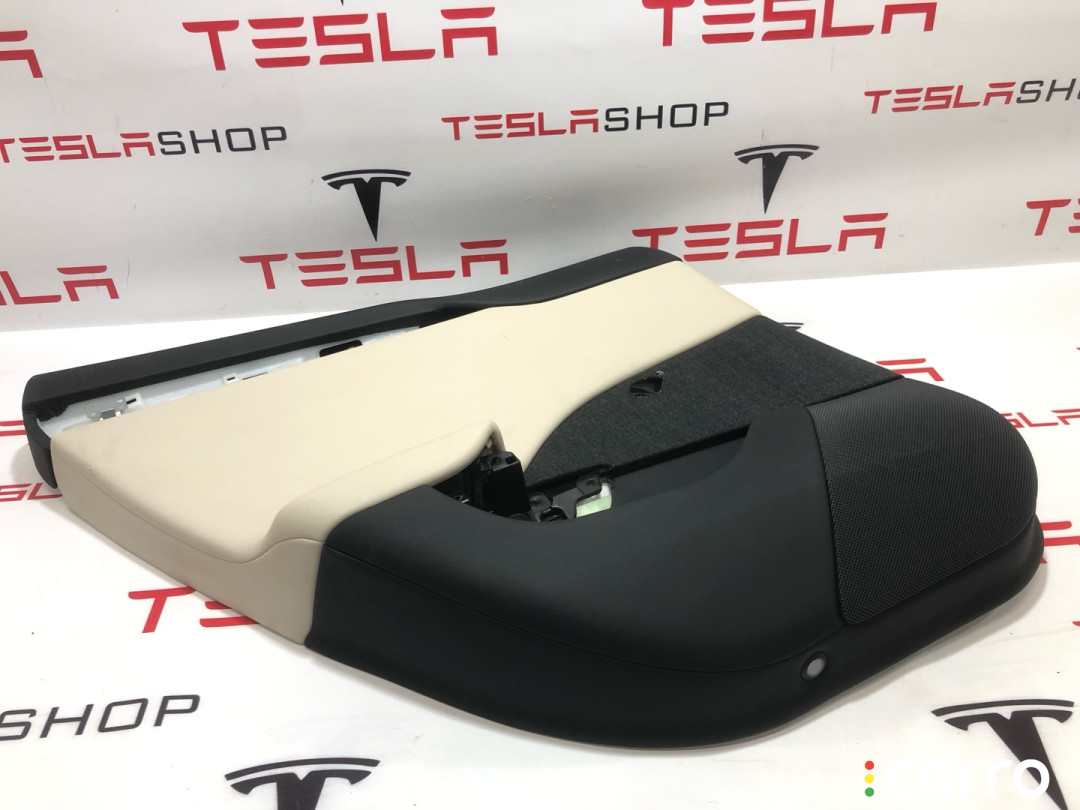 1633772-03-G, 1613837-00-C, 1614323-00-B обшивка двери задней левой Tesla Model S 2-й рест 2021г. - фото №2