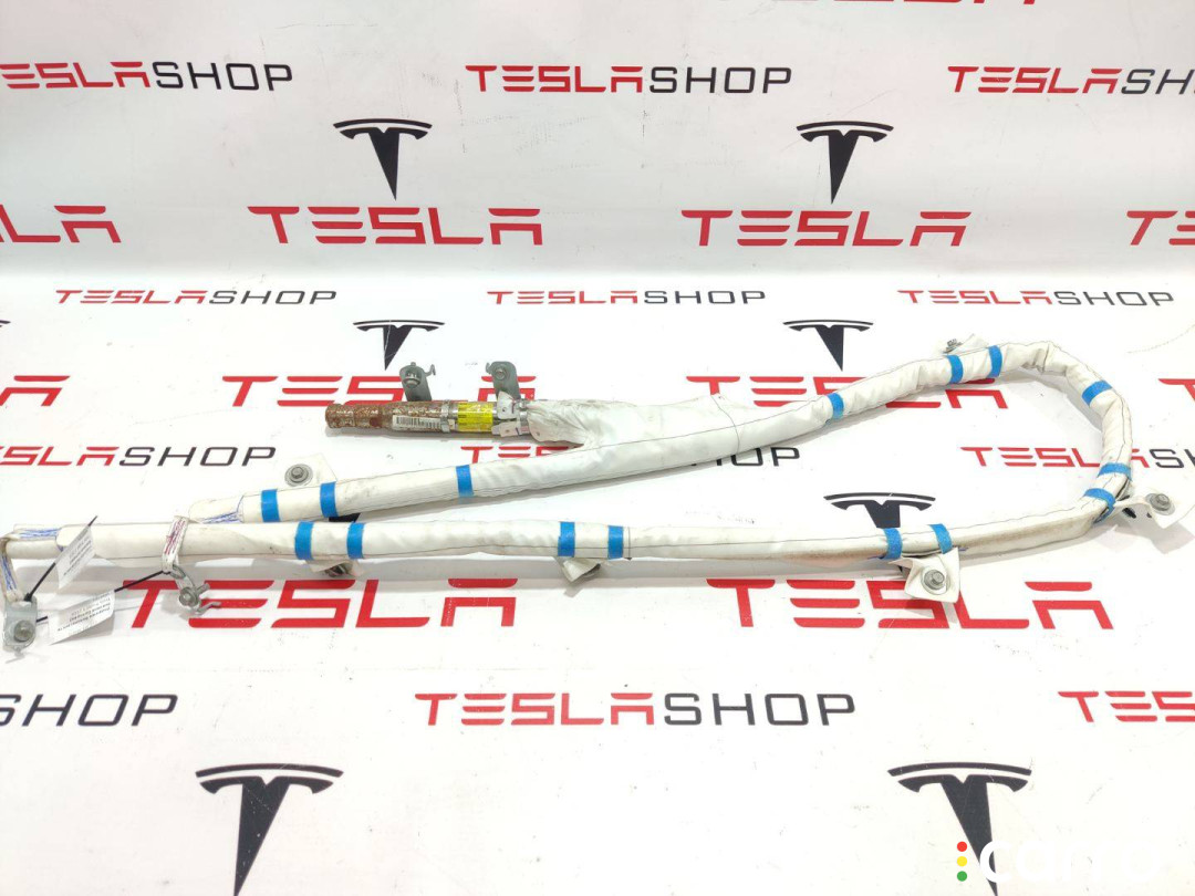1077827-00-E Подушка безопасности боковая (шторка) левая Tesla Model 3 2019г. - фото №1