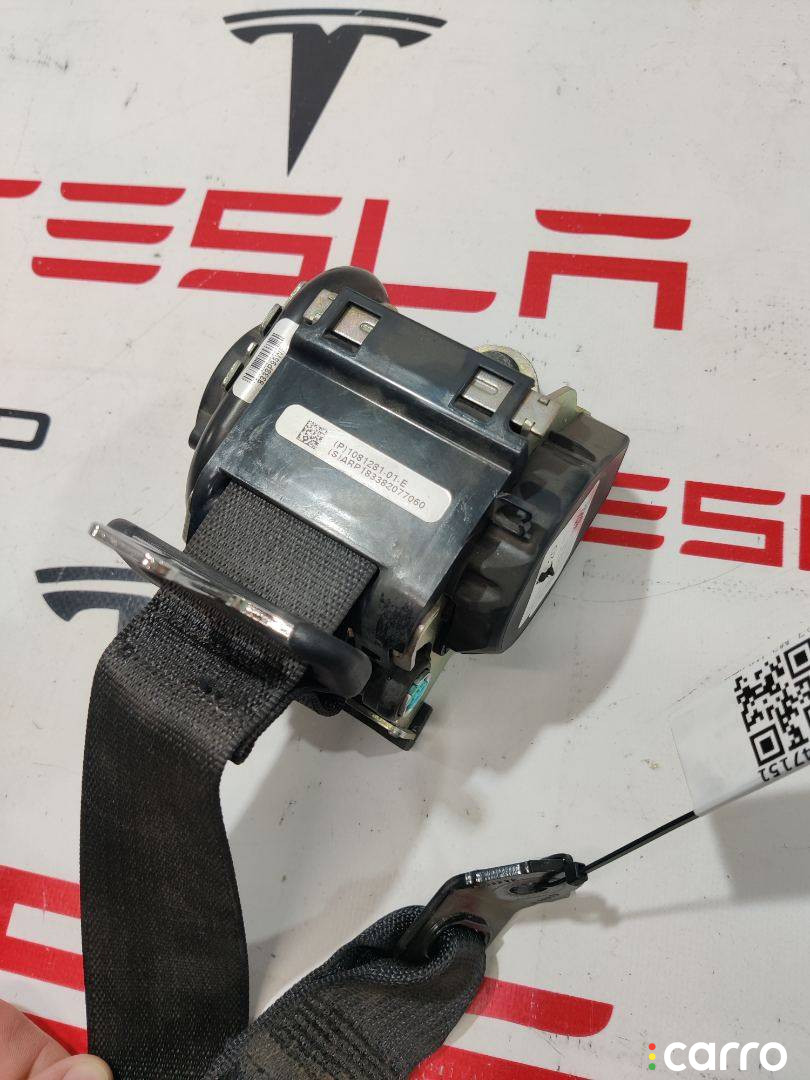 1081281-01-F Ремень безопасности задний Tesla Model 3 2019г. - фото №2