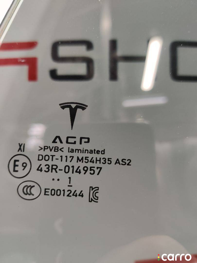 1588354-00-C стекло двери задней правой Tesla Model S 2-й рест 2021г. - фото №4