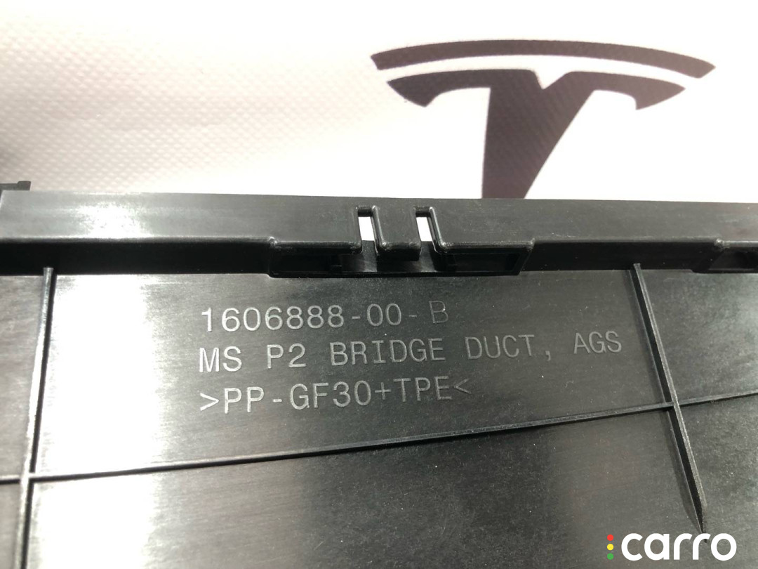 158820900B, 1606888-00-B, 1750100-00-A воздуховод (дефлектор) радиатора Tesla Model S 2-й рест 2022г. - фото №5