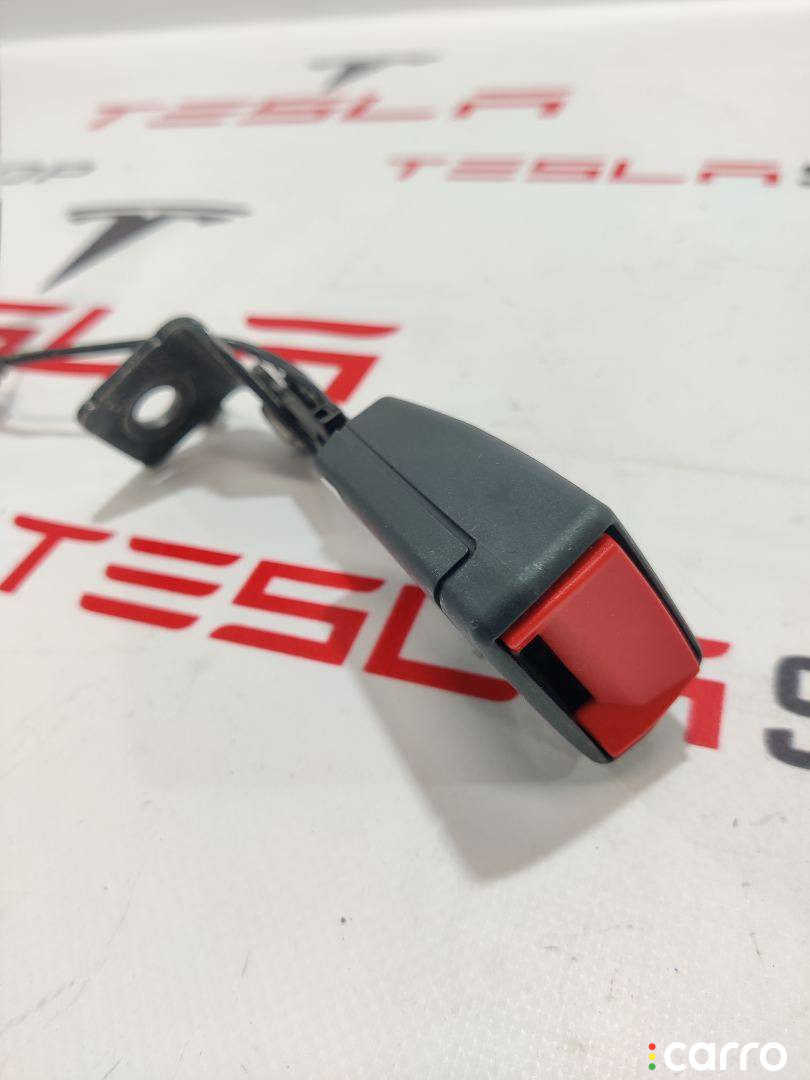 1592381-00-C, 1592381-91-C Замок ремня безопасности задний Tesla Model S 2-й рест 2021г. - фото №1