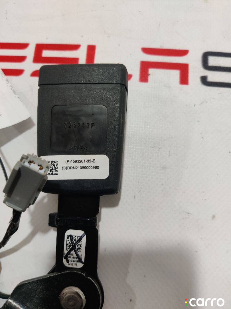 1592381-00-C, 1592381-91-C Замок ремня безопасности задний Tesla Model S 2-й рест 2021г. - фото №2