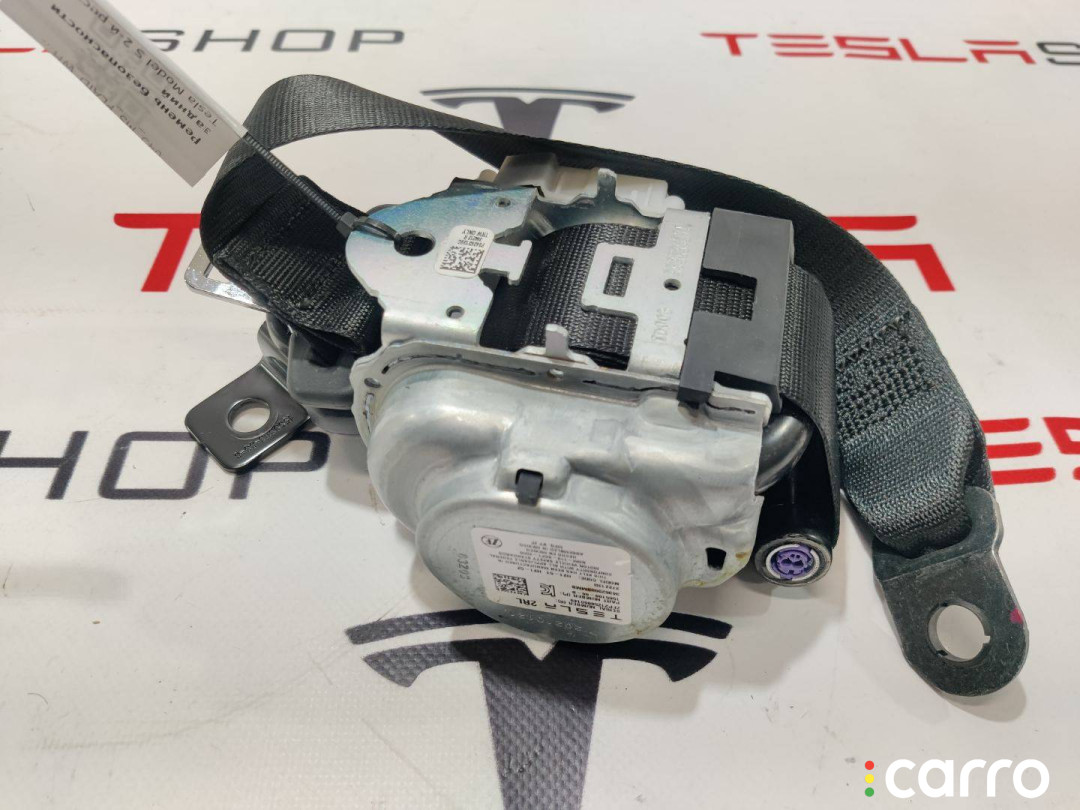 1565100-00-B Ремень безопасности задний Tesla Model S 2-й рест 2021г. - фото №1
