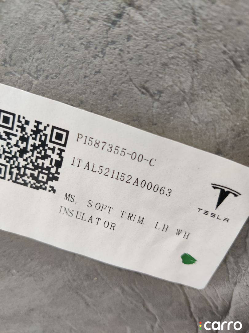 1587355-00-C шумоизоляция (термозащита) Tesla Model S 2-й рест 2021г. - фото №3