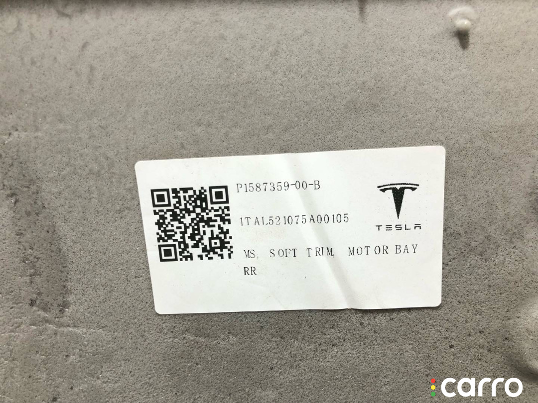 1587359-00-B шумоизоляция (термозащита) Tesla Model S 2-й рест 2021г. - фото №4