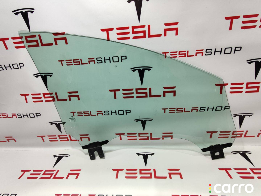 102882200J стекло двери передней левой Tesla Model X 2019г. - фото №1
