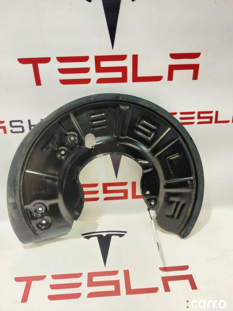 1027661-01-B Кожух тормозного диска Tesla Model X 2019г. - фото №2