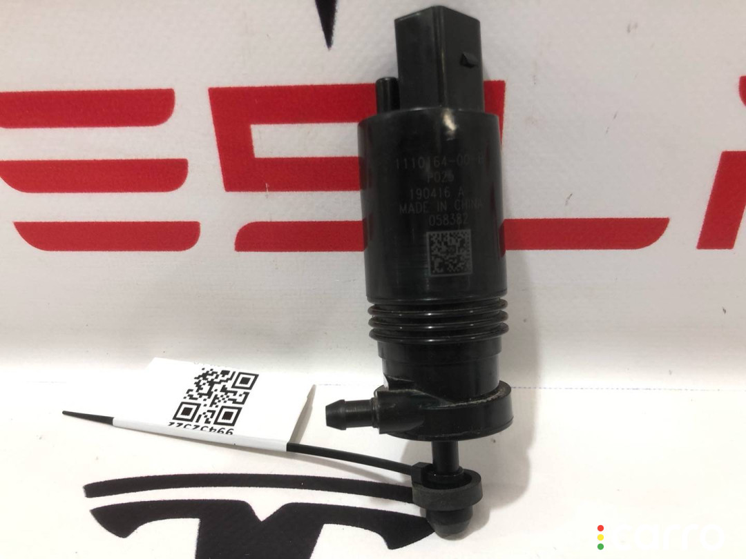 1110164-00-B Насос (моторчик) омывателя стекла Tesla Model X 2019г. - фото №3