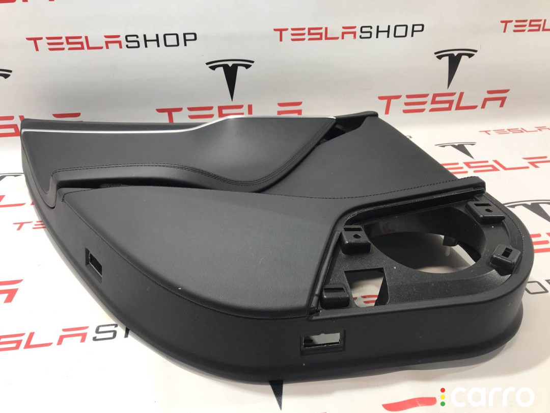 1008133-00-D, 6006133-00-K обшивка двери задней левой Tesla Model S 2015г. - фото №3