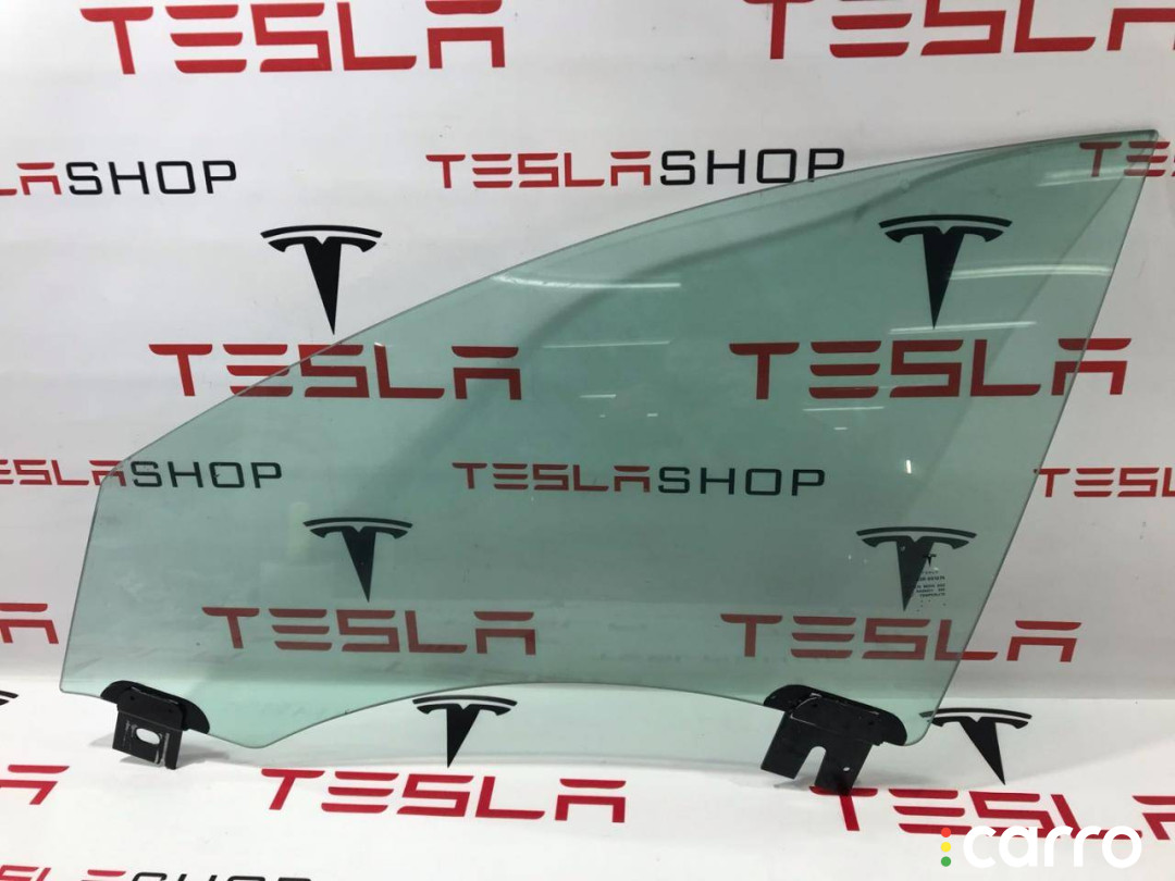 600654700E стекло двери передней левой Tesla Model S 2015г. - фото №3
