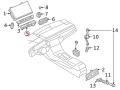 4N0959673, 4N0.905.217.B, 4KL.919.600, 4KR863263 декоративная накладка центральной консоли Audi e-tron 2019г. - фото №5