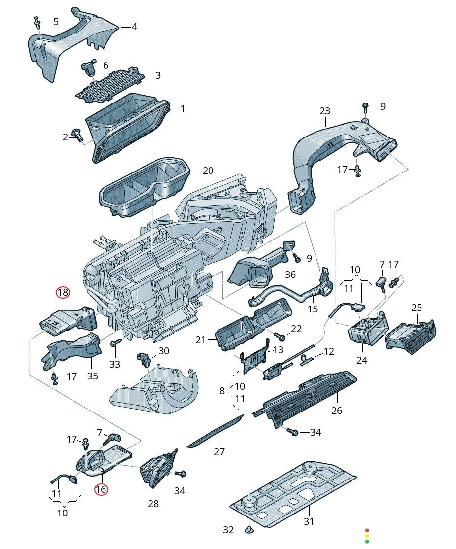 4KL819655, 4KL819725 воздуховод Audi e-tron 2019г. - фото №4